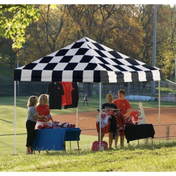 Clarke 3503522 CC12 - Heavy Duty, Chequer Style Pop-Up Canopy (3.7x3.7M)