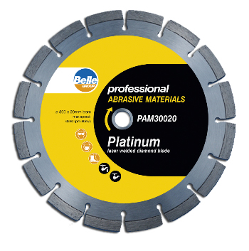 Belle Platinum Abrasive (PAM) Diamond Cutting Disc 230mm