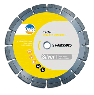 Belle Silver Plus Abrasive (S+AM) Diamond Cutting Disc 125mm