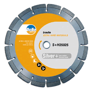 Belle Silver Plus Hard (S+H) Diamond Cutting Disc 450mm