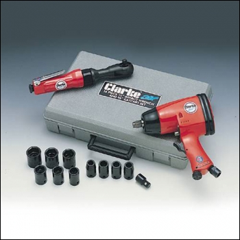 Clarke CAT232 - 14 Piece Air Impact Wrench & Ratchet Set