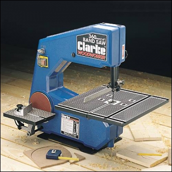 Clarke CBS355 3-Speed Bandsaw with Sanding Disc