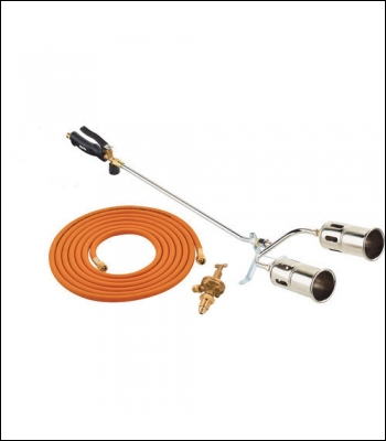 Clarke PLK1074 700mm Twin Burner Gas Torch Kit