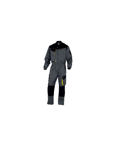 DeltaPlus GR/YE D-MACH 1ZIP OVERALL