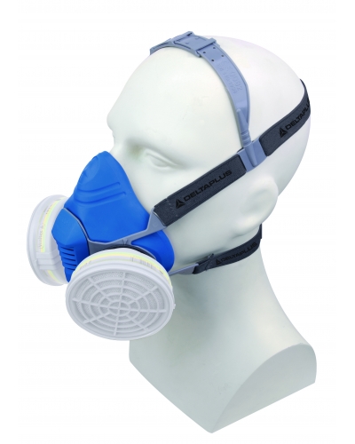 DeltaPlus M6200 JUPITER HALF-MASK - C047 - Blue - T177 - Size UNIQUE