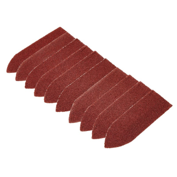 Draper APT152 Hook and Loop Finger Sander Sheets, 67 x 67 x 22mm, 120 Grit (Pack of 10) - Code: 02927 - Pack Qty 1