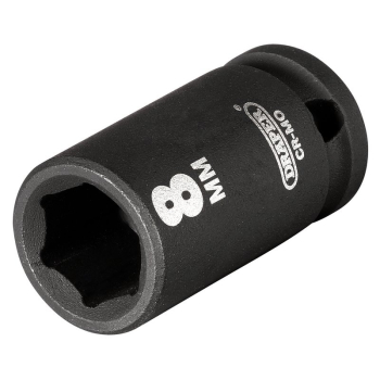 Draper 406-MM Draper Expert HI-TORQ® 6 Point Impact Socket, 1/4 inch  Sq. Dr., 8mm - Code: 05012 - Pack Qty 1