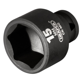 Draper 406-MM Draper Expert HI-TORQ® 6 Point Impact Socket, 1/4 inch  Sq. Dr., 15mm - Code: 05062 - Pack Qty 1