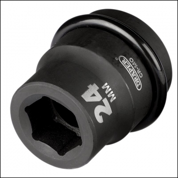 Draper 425-MM Draper Expert HI-TORQ® 6 Point Impact Socket, 1 inch  Sq. Dr., 24mm - Code: 05105 - Pack Qty 1