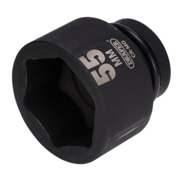 Draper 425-MM Draper Hi-TORQ® Impact Socket, 1 inch  Sq. Dr., 55mm - Code: 05126 - Pack Qty 1