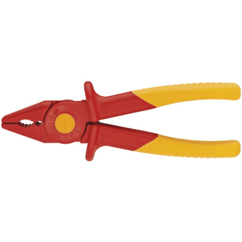 Draper 98 62 01 KNIPEX 98 62 01 Plastic Flat Nose Pliers insulating with soft plastic zone for better grip plastic, 180mm - Code: 06082 - Pack Qty 1