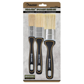 Draper 10455 ROLLINGDOG DUAL-PRO™ DP1000 Paint Brush Set (3 Piece) - Code: 08142 - Pack Qty 1