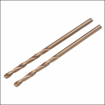 Draper DBCS Draper Expert HSSE M35 Cobalt Drill Bit, 1.0mm x 34mm (Pack of 2) - Code: 08888 - Pack Qty 1