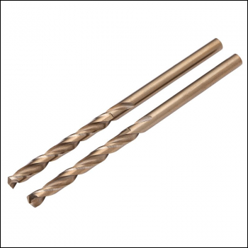 Draper DBCS Draper Expert HSSE M35 Cobalt Drill Bit, 3.2mm x 65mm (Pack of 2) - Code: 08907 - Pack Qty 1