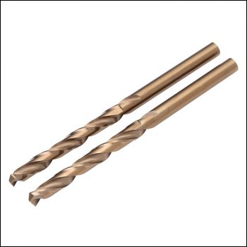 Draper DBCS Draper Expert HSSE M35 Cobalt Drill Bit, 4.5mm x 80mm (Pack of 2) - Code: 08914 - Pack Qty 1