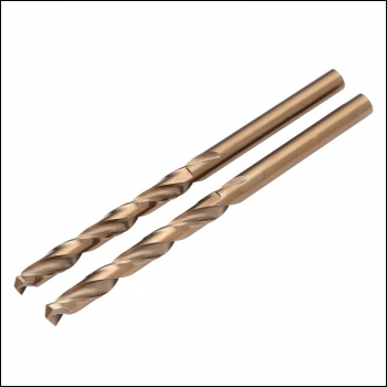 Draper DBCS Draper Expert HSSE M35 Cobalt Drill Bit, 5.0mm x 86mm (Pack of 2) - Code: 08915 - Pack Qty 1