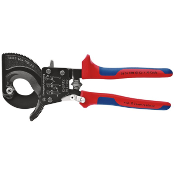 Draper 95 31 250 KNIPEX 95 31 250 Ratchet Action Cable Cutter, 250mm - Code: 18555 - Pack Qty 1