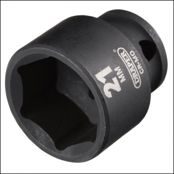 Draper 409-MM Draper HI-TORQ® Metric Impact Socket, 3/8 inch  Sq. Dr., 21mm - Code: 20169 - Pack Qty 1