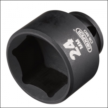 Draper 409-MM Draper HI-TORQ® Metric Impact Socket, 3/8 inch  Sq. Dr., 24mm - Code: 20175 - Pack Qty 1