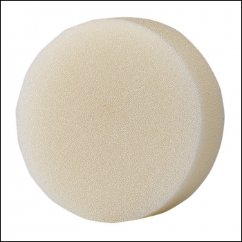 Draper PS80 Medium-Light Polishing Pad, 80mm, White - Code: 20356 - Pack Qty 1