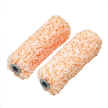 Draper SLEEVE-4MM Medium Pile Microfibre Roller Sleeves, 4 inch /100mm (Pack of 2) - Code: 20799 - Pack Qty 24