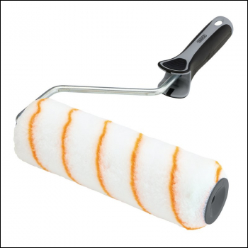 Draper ROLL-9PM Medium Pile Polyester Paint Roller with Soft Grip Handle, 9 inch /230mm - Code: 20884 - Pack Qty 1