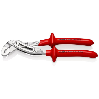 Draper 88 07 250 KNIPEX 88 07 250 Alligator® Water Pump Pliers with dipped insulation, VDE-tested chrome-plated, 250mm - Code: 21923 - Pack Qty 1