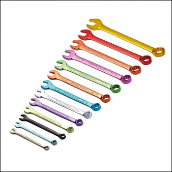 Draper 8232/MM/C Draper Expert HI-TORQ® Metric Coloured Combination Spanner Set (13 Piece) - Code: 23017 - Pack Qty 1