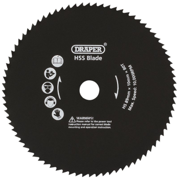 Draper YMPS600SF 89mm Metal Cut Blade for Draper Storm Force® Mini Plunge Saw - Code: 25914 - Pack Qty 1