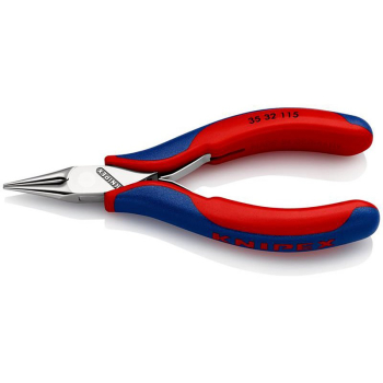 Draper 35 32 115 SB KNIPEX 35 32 115 Electronics Pliers with box joint with multi-component grips, 115mm - Code: 27700 - Pack Qty 1