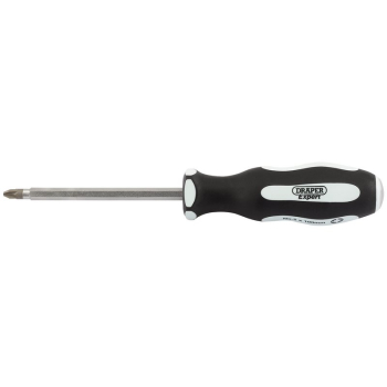 Draper 996PZ/PT 'Pound Thru' PZ TYPE Soft Grip Screwdriver, No.2 x 100mm - Code: 35230 - Pack Qty 1