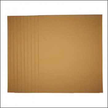 Draper HSSG General Purpose Sanding Sheets, 230 x 280mm, 150 Grit (Pack of 10) - Code: 37780 - Pack Qty 1