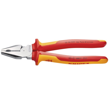 Draper 02 06 225 SB KNIPEX 02 06 225 VDE High Leverage Combination Pliers, 225mm - Code: 49169 - Pack Qty 1