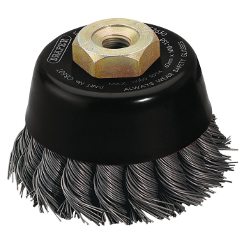 Draper CB60T Draper Expert Steel Twist-Knot Wire Cup Brush, 60mm, M10 - Code: 52630 - Pack Qty 1