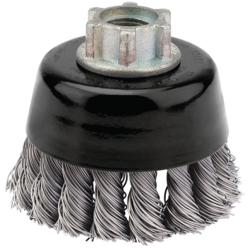 Draper CB61T Draper Expert Steel Twist Knot Wire Cup Brush, 60mm, M14 - Code: 52631 - Pack Qty 1