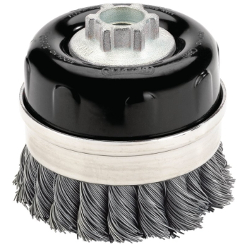 Draper CB80T Draper Expert Steel Twist Knot Wire Cup Brush, 80mm, M14 - Code: 52632 - Pack Qty 1