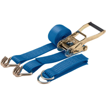 Draper CRTDS2500/B Ratcheting Vehicle Tie Down Straps, 3m x 50mm, 2500kg - Code: 60969 - Pack Qty 1