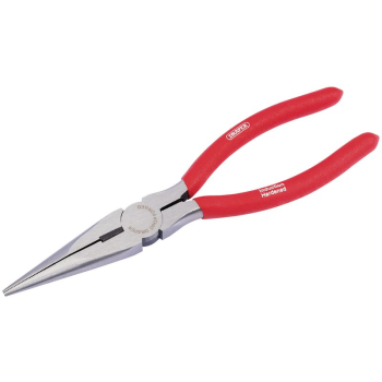 Draper RL-RP2 Draper Redline® Long Nose Plier with PVC Dipped Handle, 200mm - Code: 68238 - Pack Qty 1