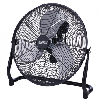 Draper HV16FF 230V Floor Fan, 16 inch /400mm, 100W - Code: 70432 - Pack Qty 1