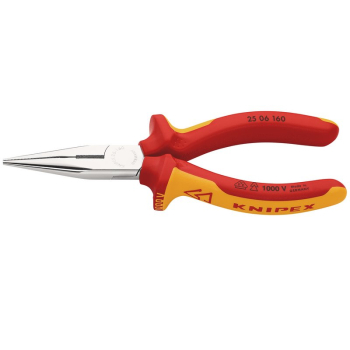 Draper 25 06 160 SBE KNIPEX 25 06 160 SBE Snipe Nose Side Cutting Pliers, 160mm - Code: 81238 - Pack Qty 1