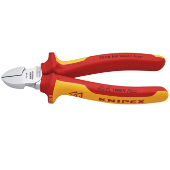 Draper 70 06 160 SBE KNIPEX 70 06 160 VDE Diagonal Cutter,160mm - Code: 81262 - Pack Qty 1