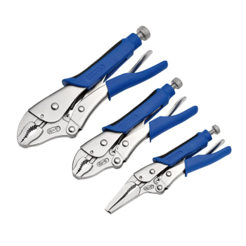 Draper 9006/3A Soft Grip Self Grip Pliers Set (3 Piece) - Code: 88293 - Pack Qty 1