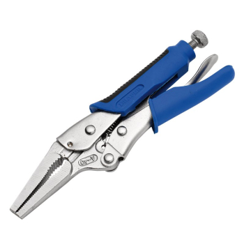 Draper 9006SG Soft Grip Long Nose Self Grip Pliers, 165mm - Code: 89126 - Pack Qty 1