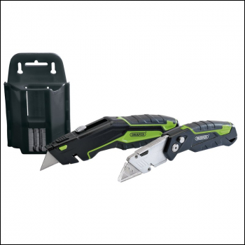 DRAPER Retractable and Folding Trimming Knife Set - Pack Qty 1 - Code: 91697