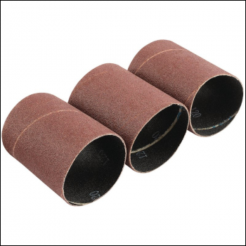 Draper APT255 Aluminium Oxide Sanding Sleeves, 45 x 60mm, 120 Grit (Pack of 3) - Code: 93354 - Pack Qty 1