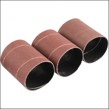 Draper APT255 Aluminium Oxide Sanding Sleeves, 45 x 60mm, 240 Grit (Pack of 3) - Code: 93357 - Pack Qty 1