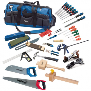 Draper DTKC/JKIT1 Carpenter/Joiner Hand Tool Kit - Code: 99242 - Pack Qty 1