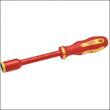 Draper 965/NR Ergo Plus VDE Fully Insulated Nut Driver, 13mm - Code: 99492 - Pack Qty 1