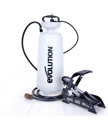 Evolution 15L Pressurised Water Bottle with Foot Pump and 3m Hose for Dust Suppression