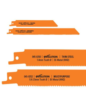 Evolution Multi-Material Cutting Reciprocating Saw Blades (x2)